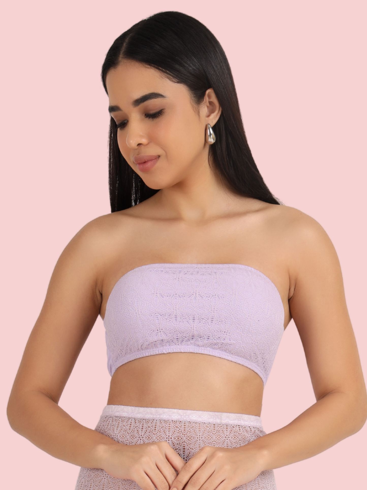 Non-Padded Tube Lace Bra