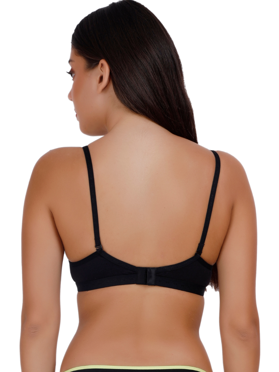 Patterned Medium Coverage Padded Bra