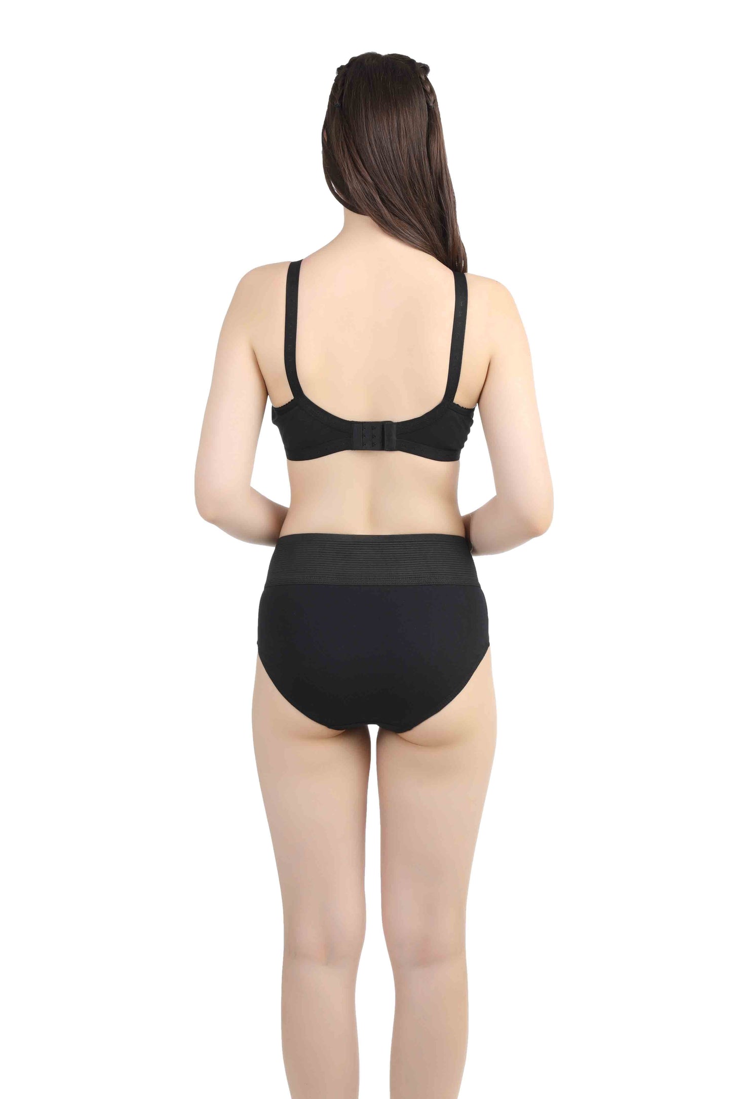 Non-Padded Full Coverage Bra & Tummy Tucker Panty