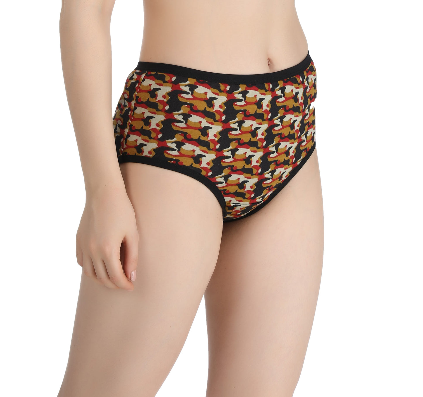 High Waist Printed Hipster Panty
