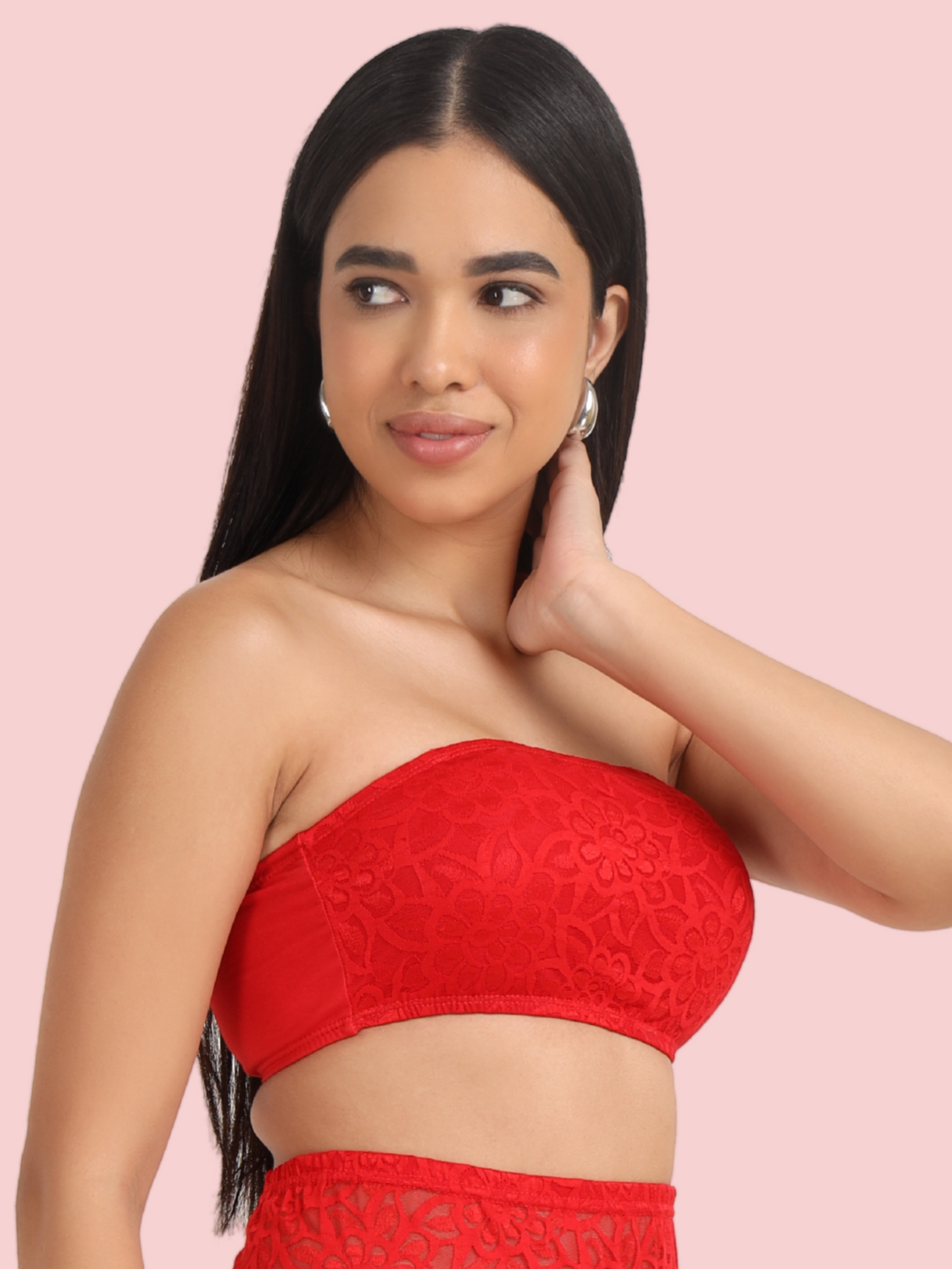 Non-Padded Tube Lace Bra