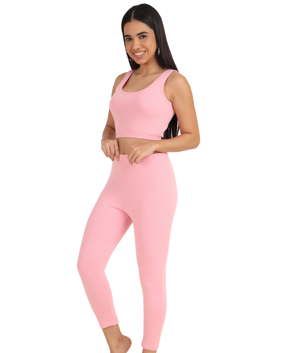 Thermal Crop Top & Legging Set