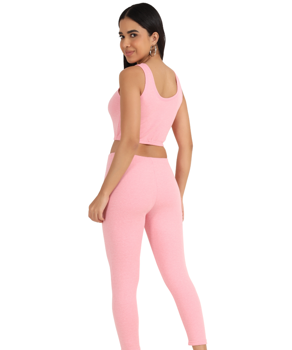 Thermal Crop Top & Legging Set