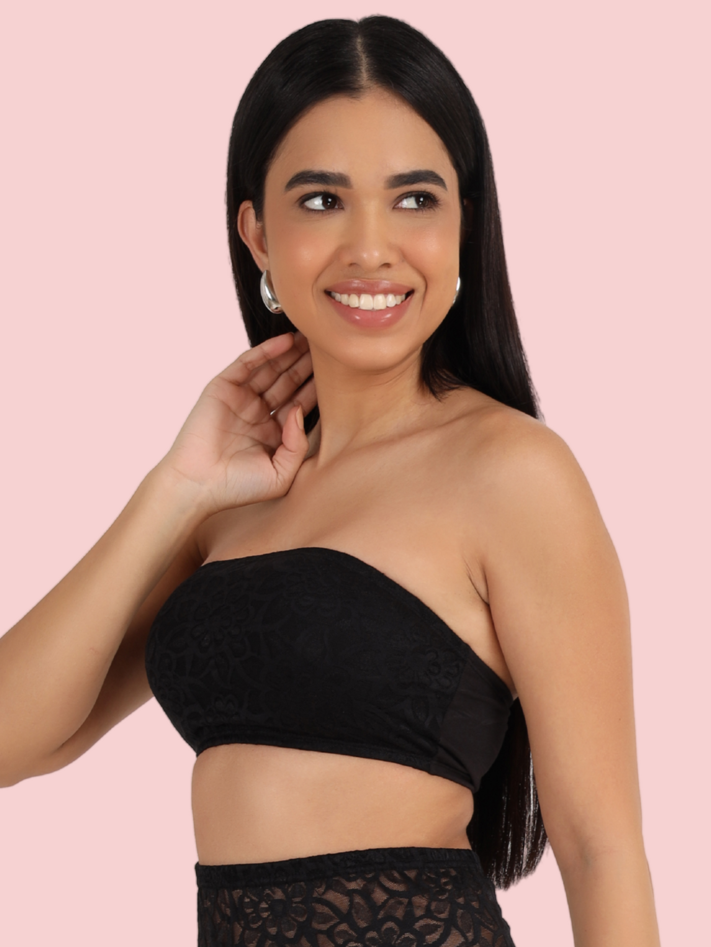 Non-Padded Tube Lace Bra