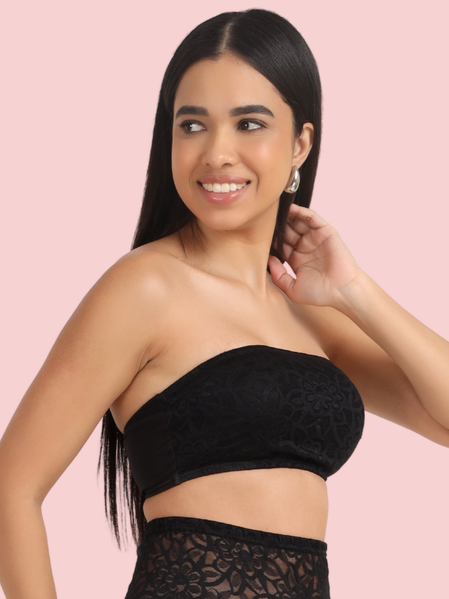 Non-Padded Tube Lace Bra