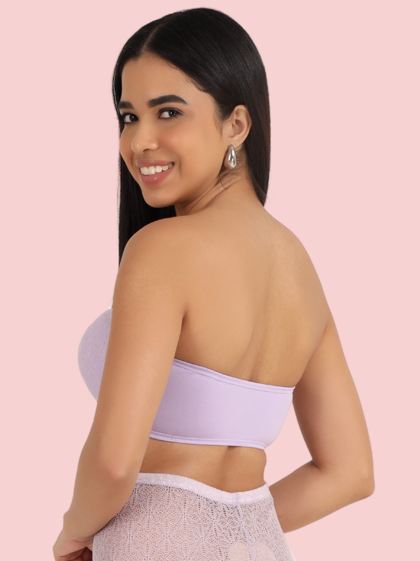 Non-Padded Tube Lace Bra