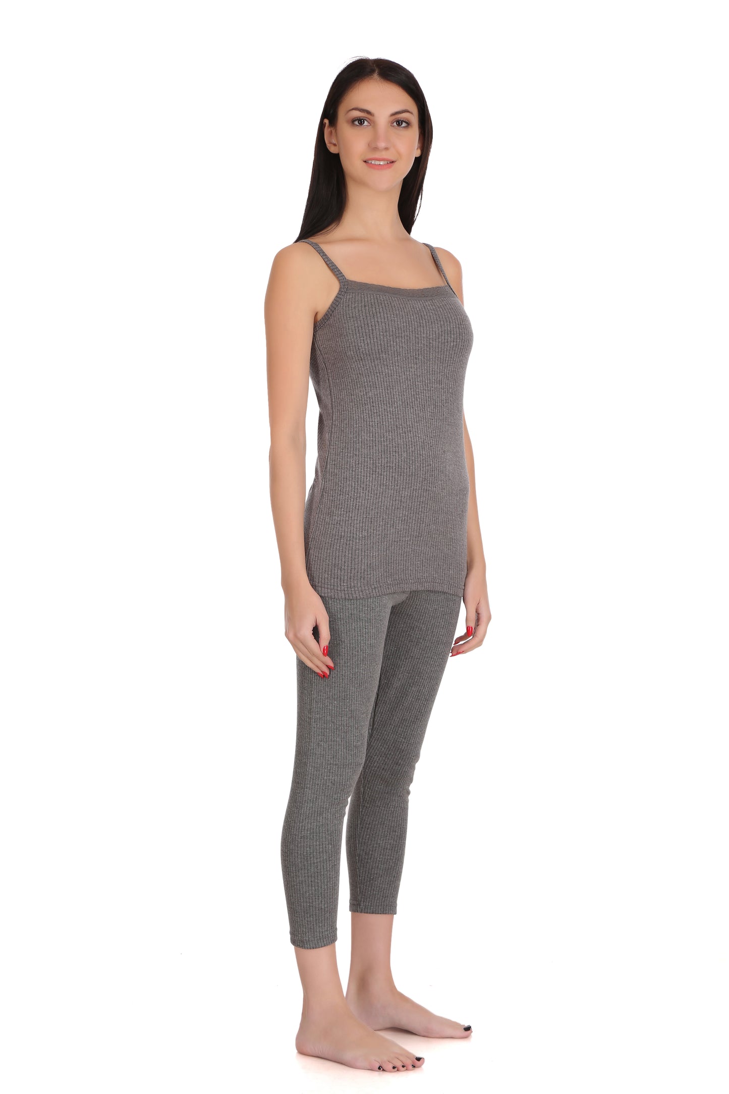 Thermal Spaghetti Top & Legging Set