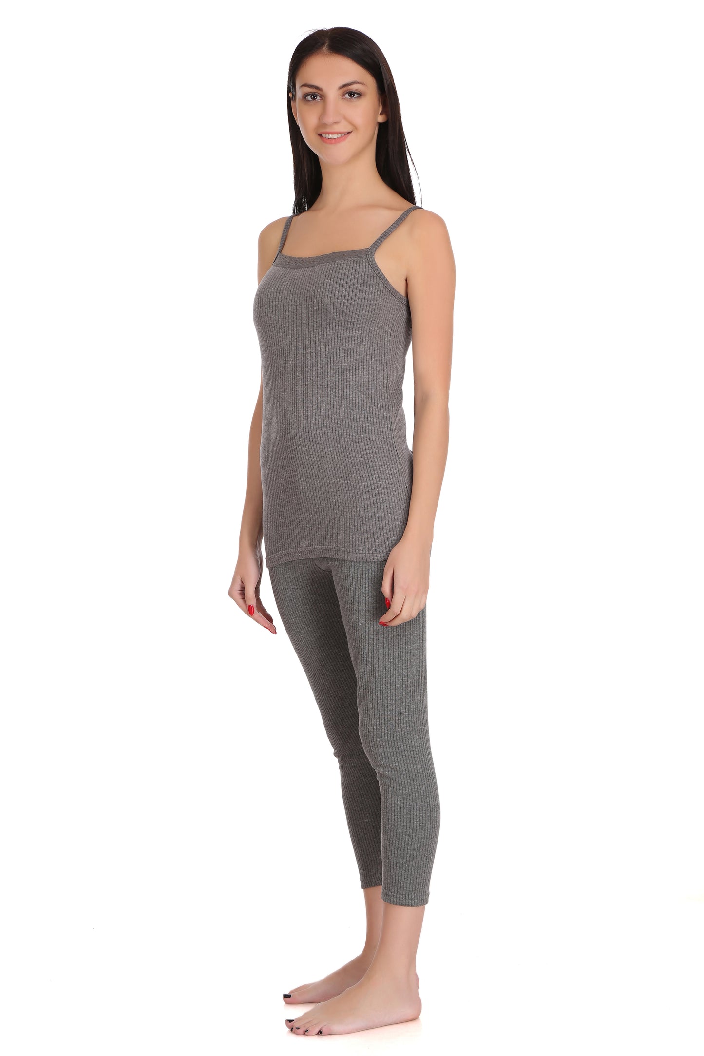 Thermal Spaghetti Top & Legging Set