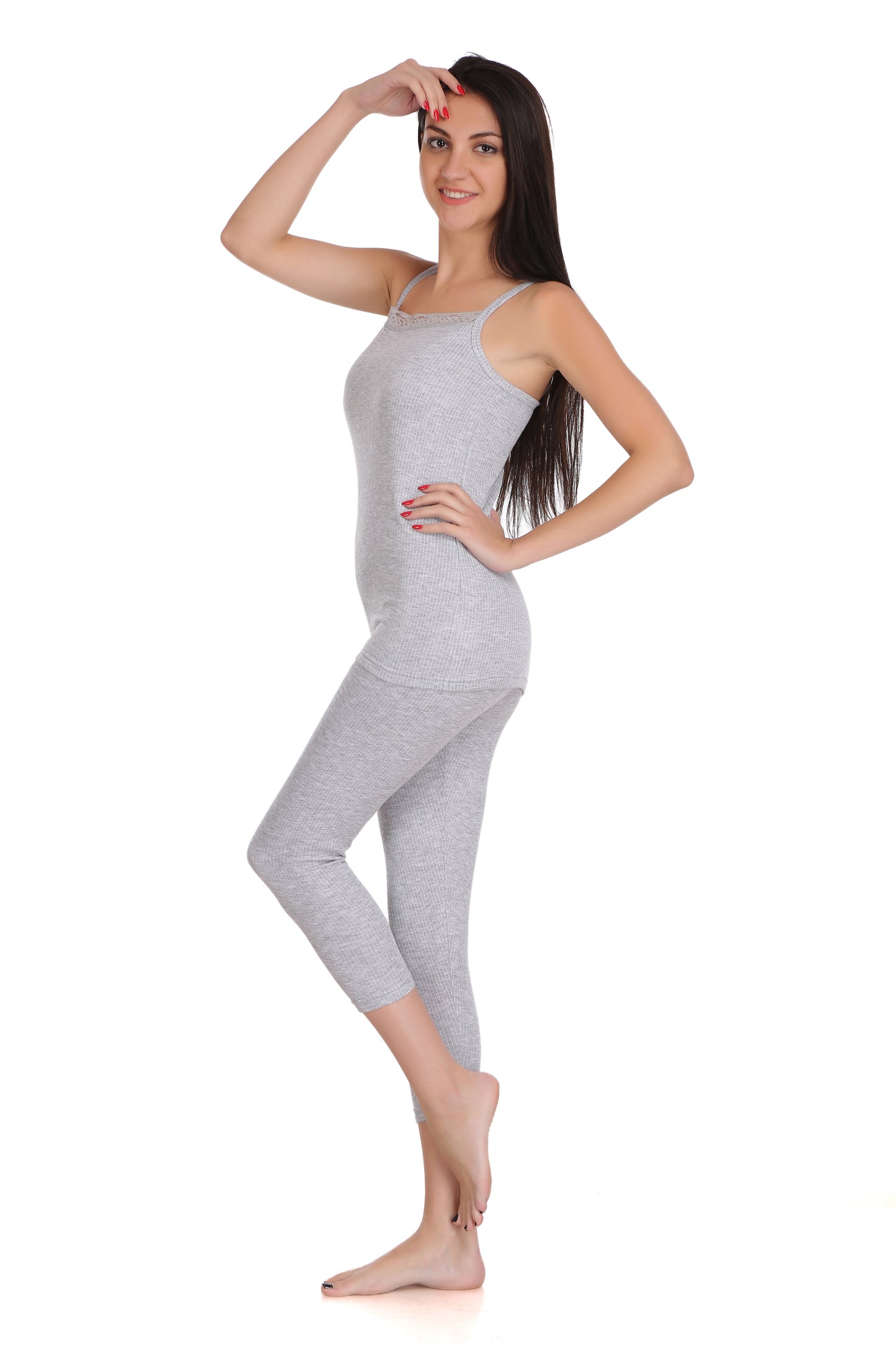 Thermal Spaghetti Top & Legging Set