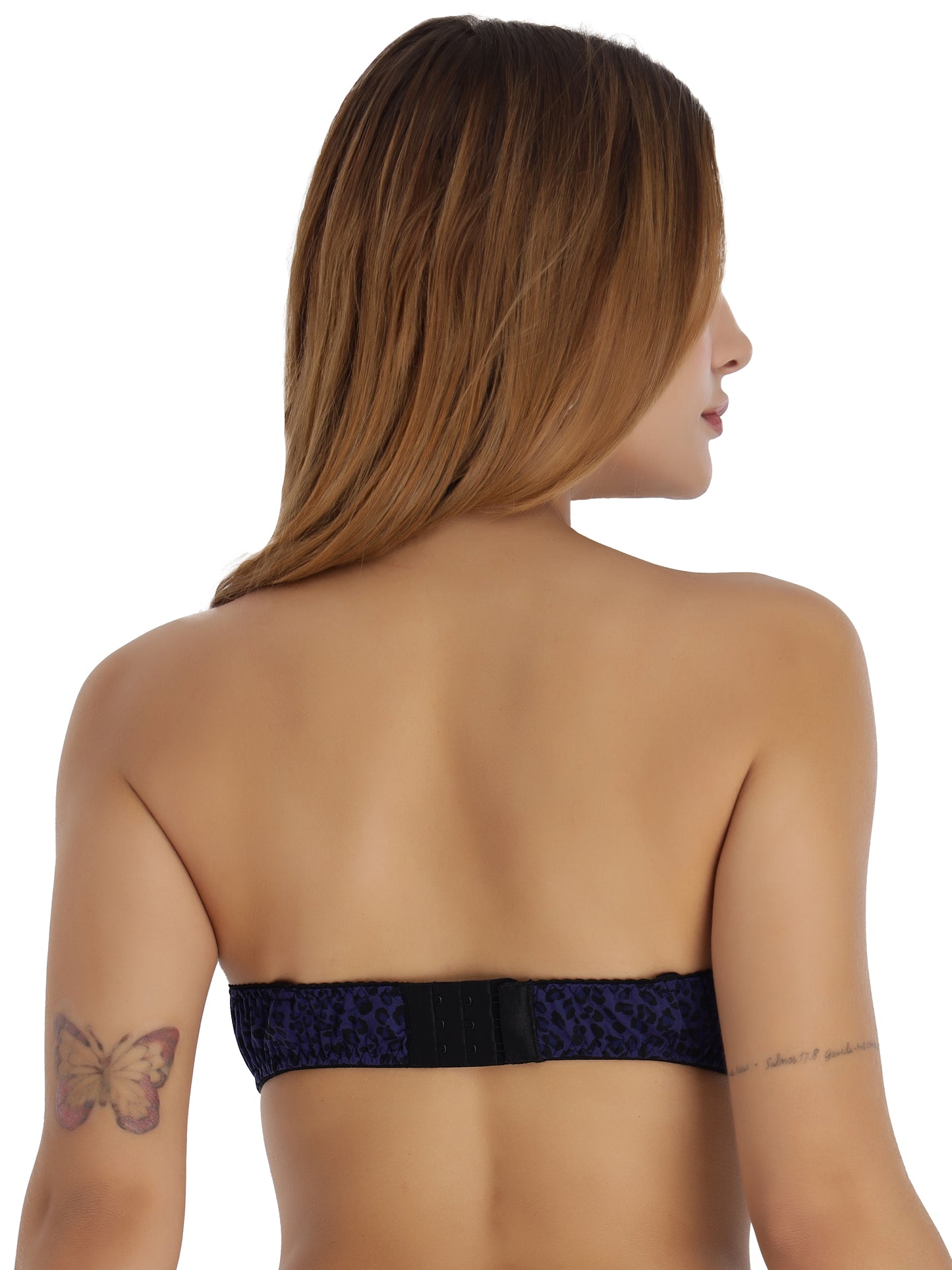 Padded Strapless Full Coverage Fancy Bra