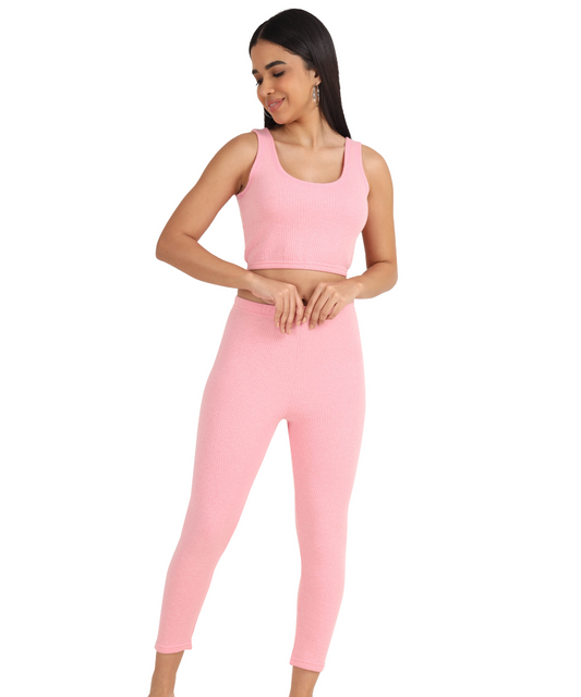 Thermal Crop Top & Legging Set