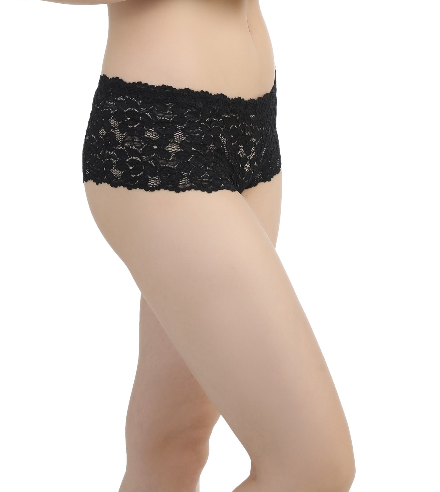 Mid Waist Net Panty