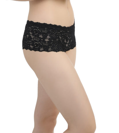 Mid Waist Net Panty