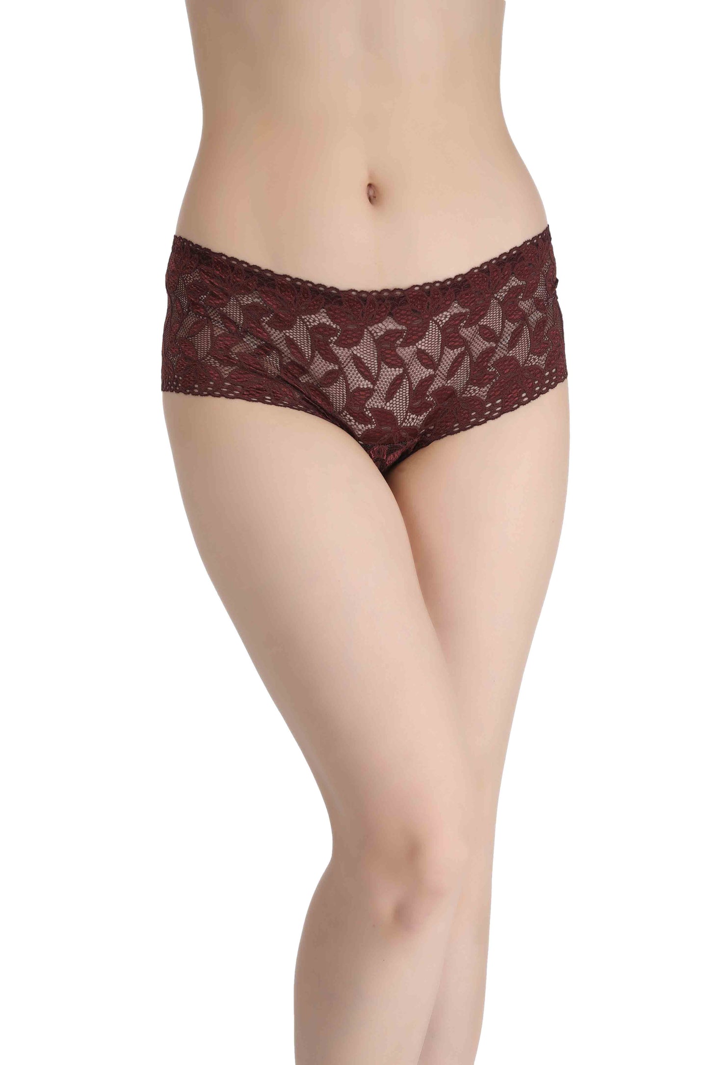 Mid Waist Net Panty