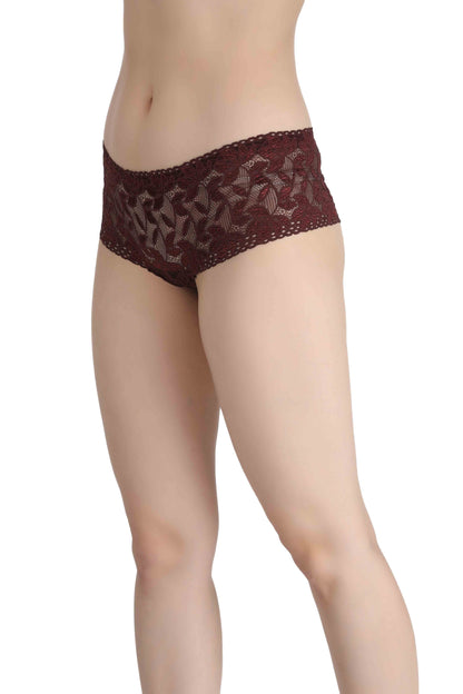 Mid Waist Net Panty