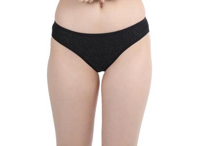 Mid-Waist Lace Bikni Panty