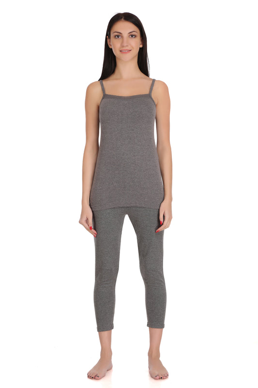 Thermal Spaghetti Top & Legging Set