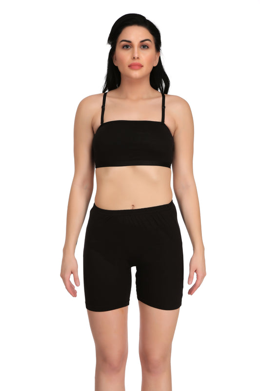 Set of Sports Bra & Cycling Shorts
