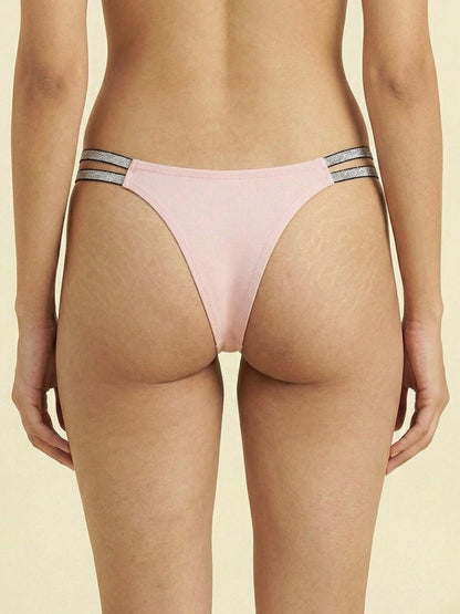 Dual Strap Nylon Thong Panty