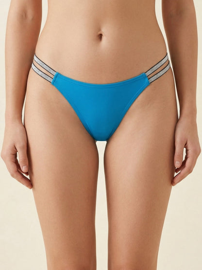 Dual Strap Nylon Thong Panty