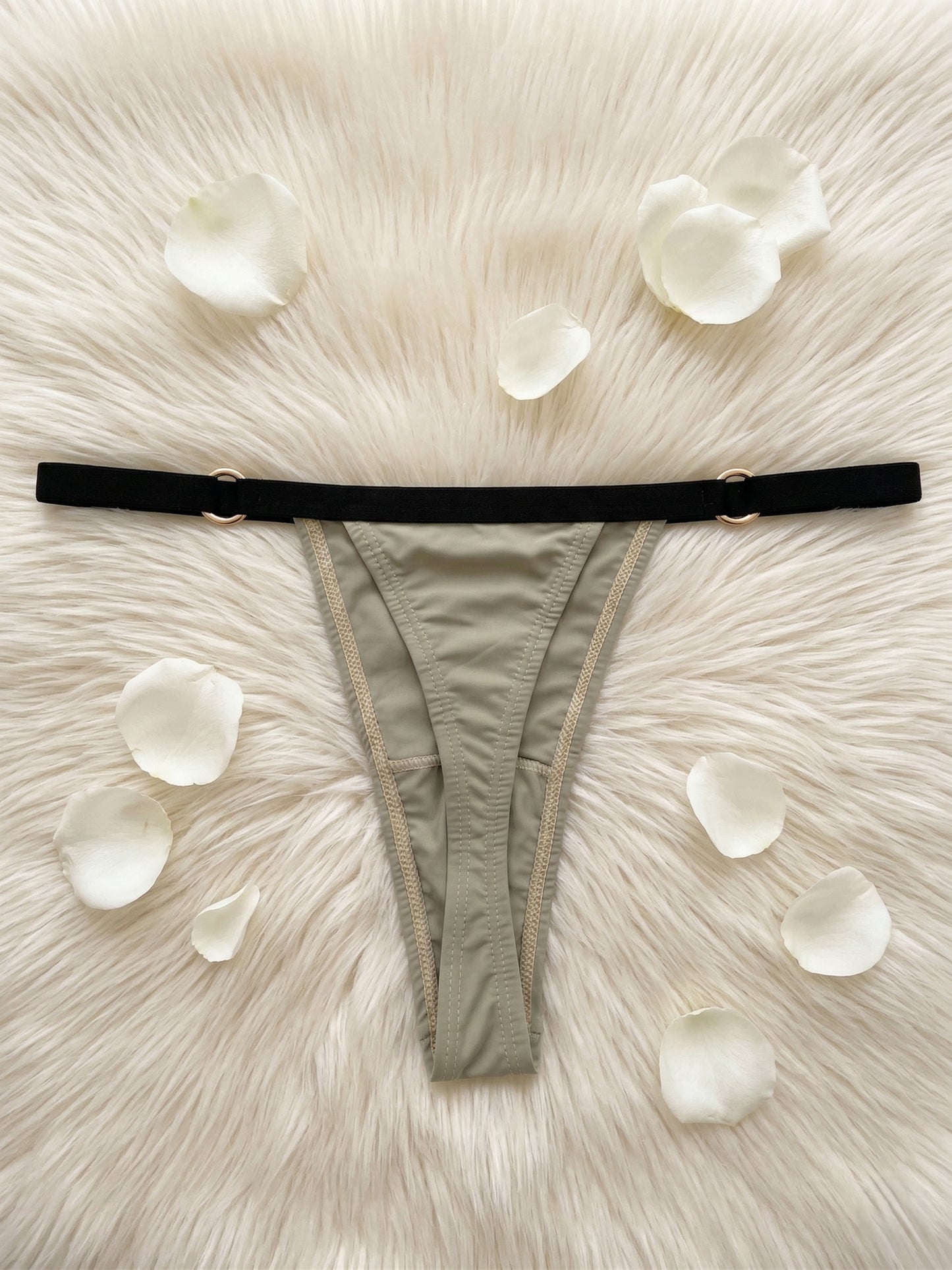 Chic Ring Nylon Lycra G-String Panty