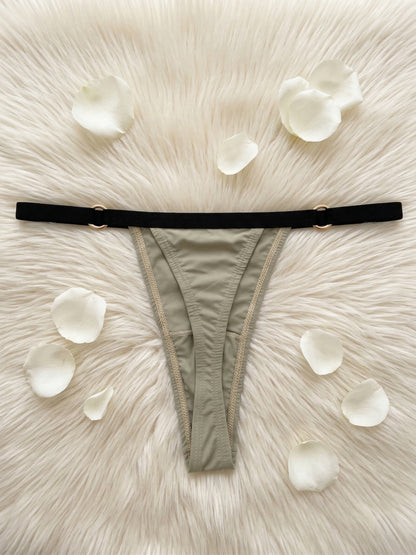 Chic Ring Nylon Lycra G-String Panty