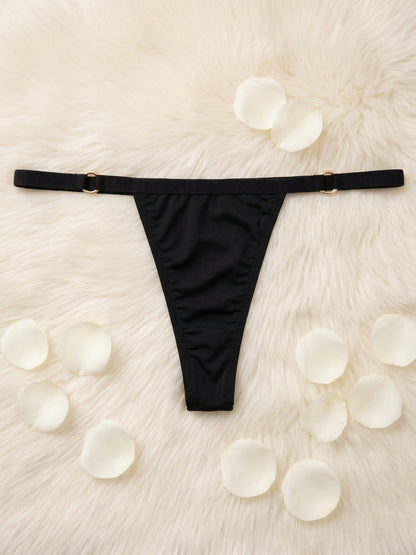 Chic Ring Nylon Lycra G-String Panty