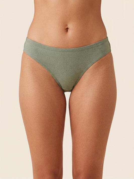 Microwaffle Fabric Bikini Panty