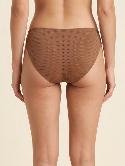 Mesh Fabric Bikini Panty