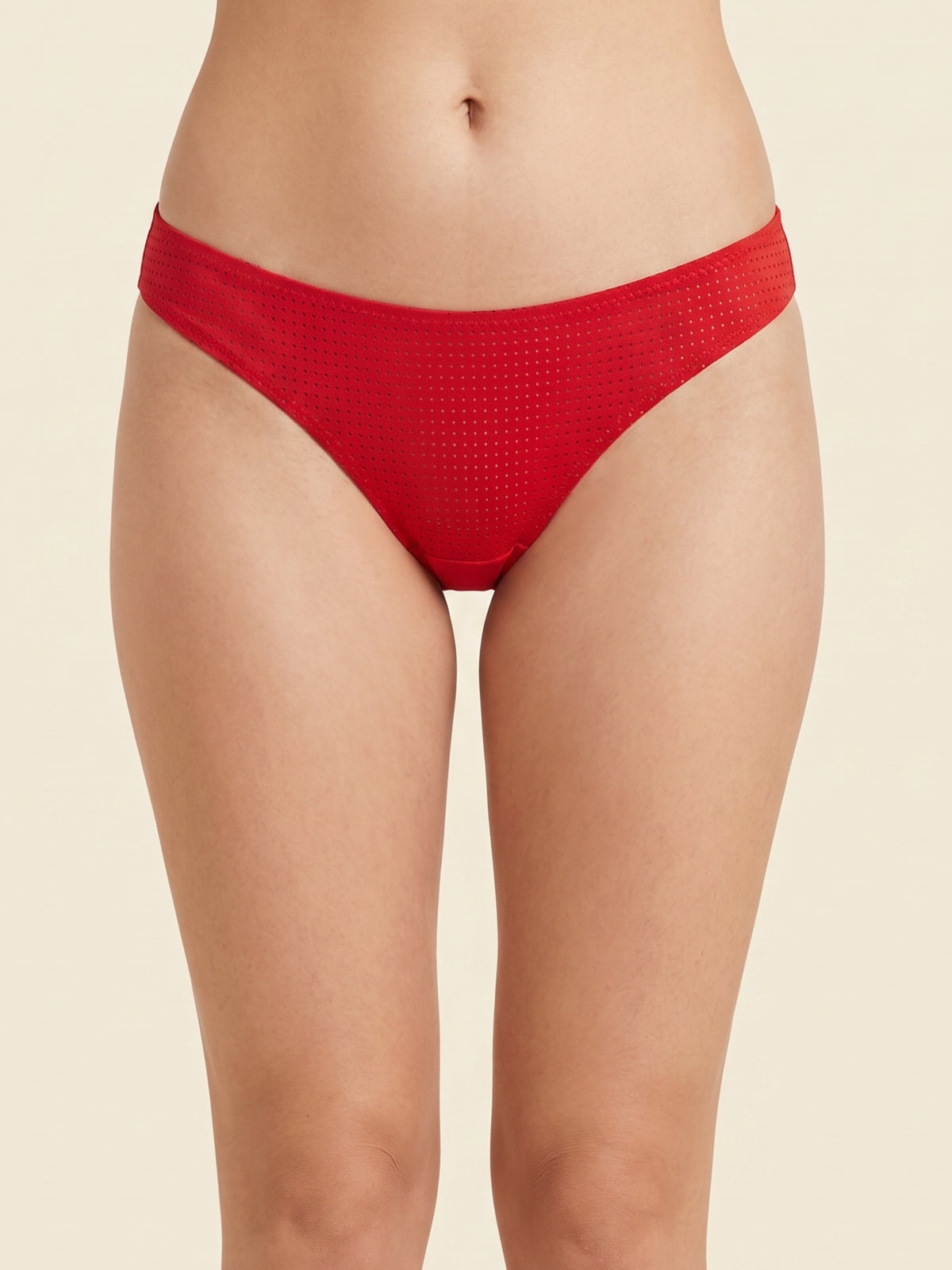 Mesh Fabric Bikini Panty