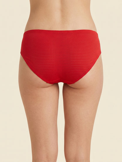 Mesh Fabric Bikini Panty