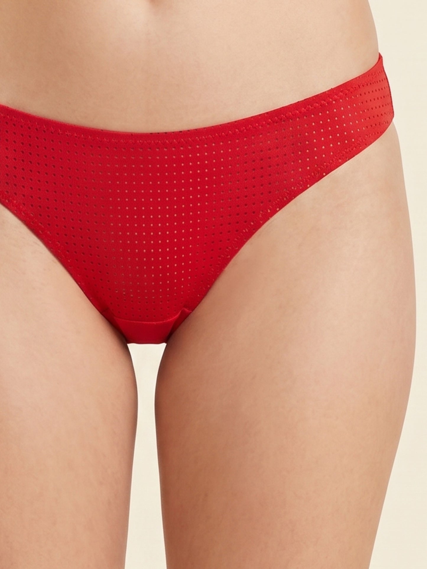 Mesh Fabric Bikini Panty