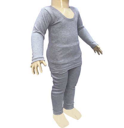 Ribbed Baby & Toddler Thermal Set